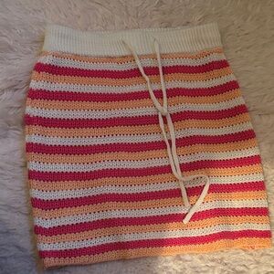 Striped Knit Skirt